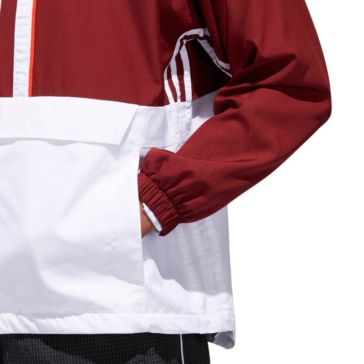 Adidas Men's Originals Anorak Jacket Noble Maroon