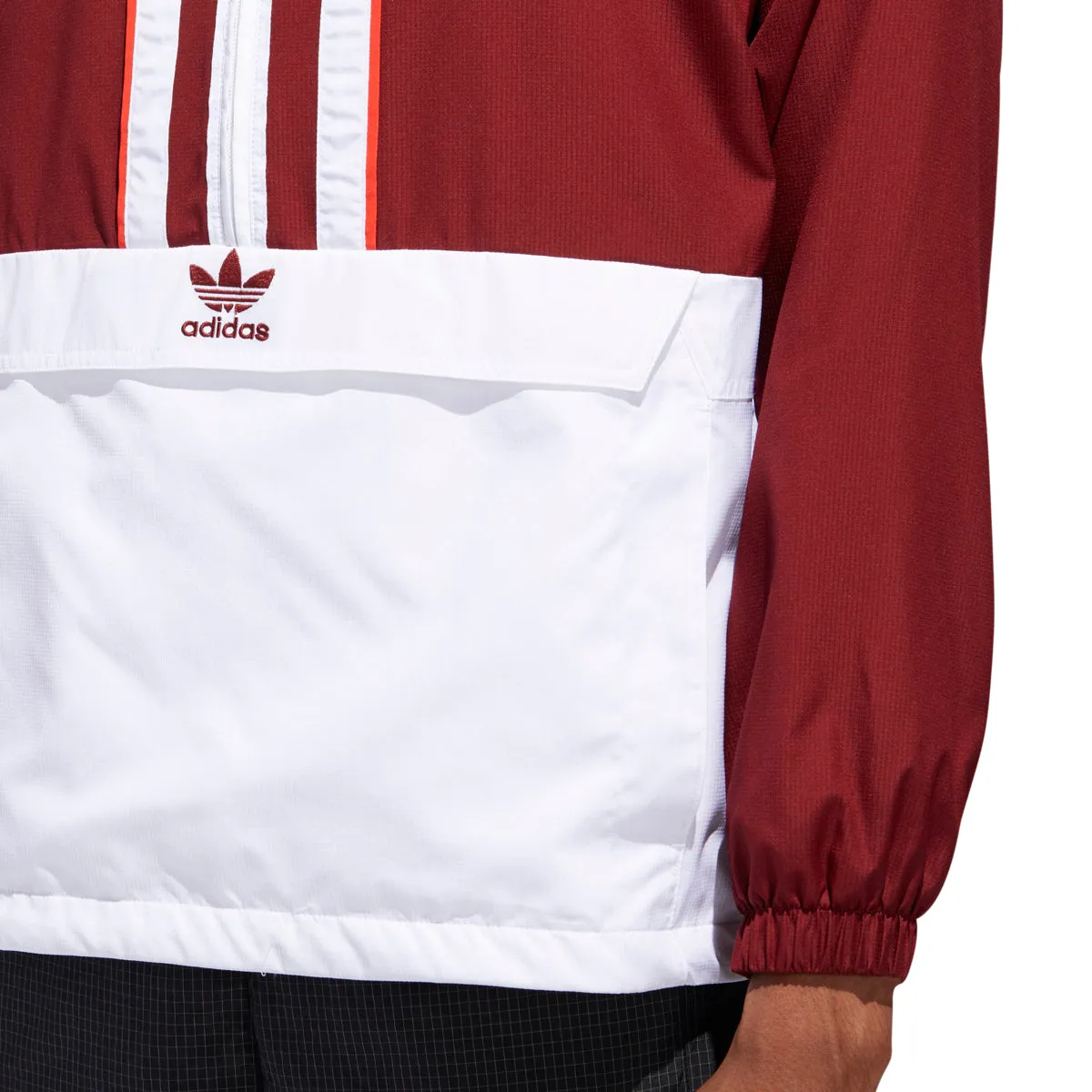 Adidas Men's Originals Anorak Jacket Noble Maroon