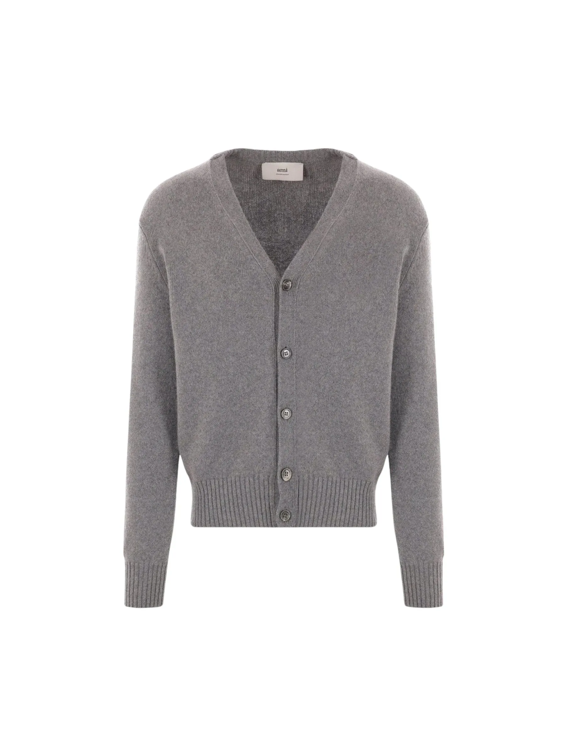 Ami Paris Wool Cashmere Cardigan