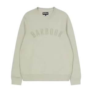 Barbour Wash Prep Logo Sweat Gy78 Forest Fog