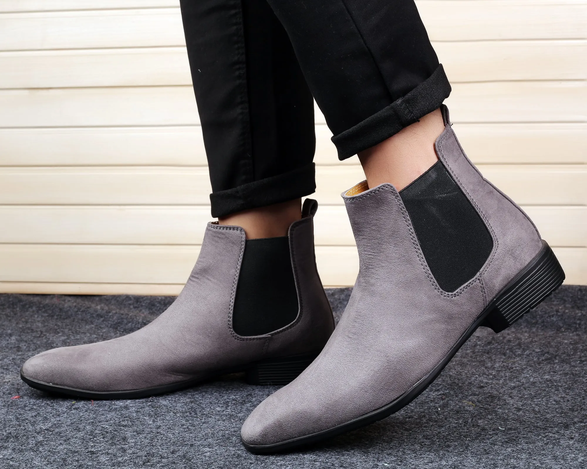 Bxxy's Designer Suede Boots For Men