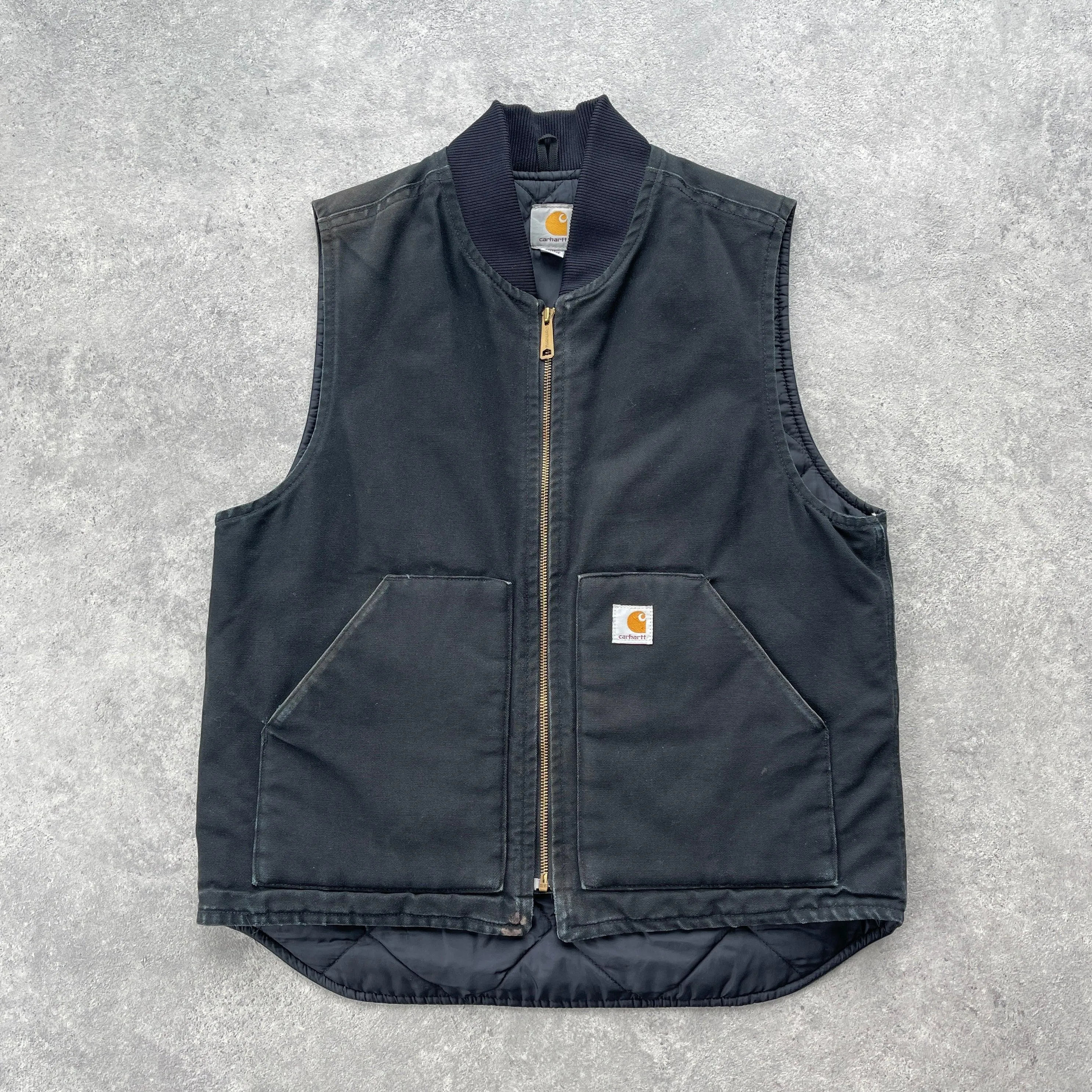 Carhartt 2013 heavyweight quilted vest jacket (M)