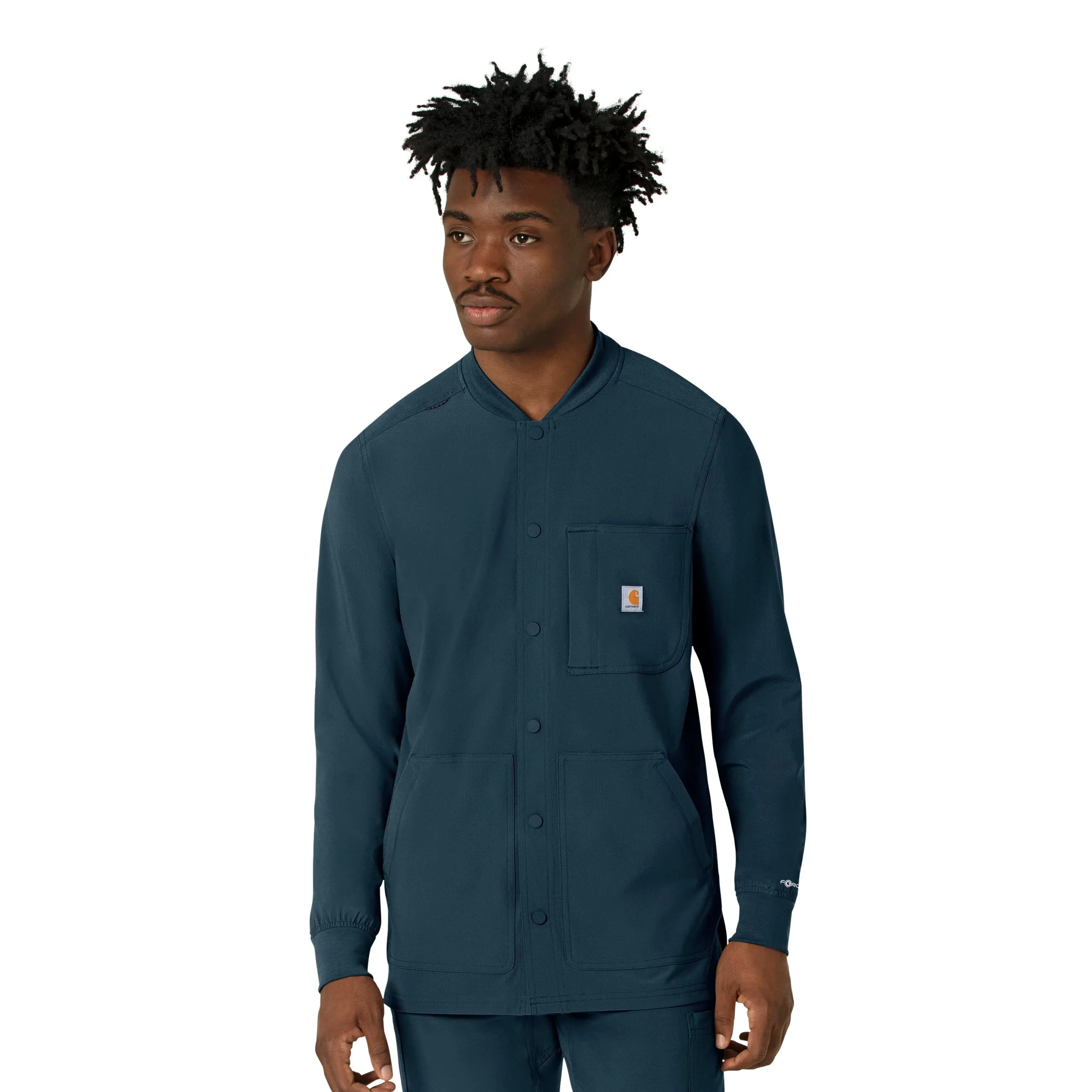 Carhartt Force Cross-Flex Men's Shirt Jacket - Navy