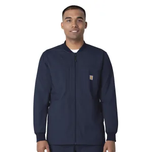 Carhartt Rugged Flex Ripstop Men's Utility Warm-Up Jacket - Navy