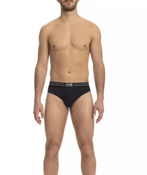 Cavalli Class Blue Cotton Men Underwear Pack