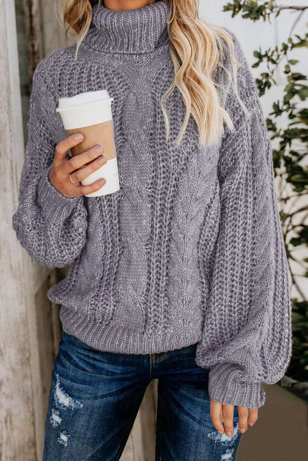 Chunky Turtleneck Sweater