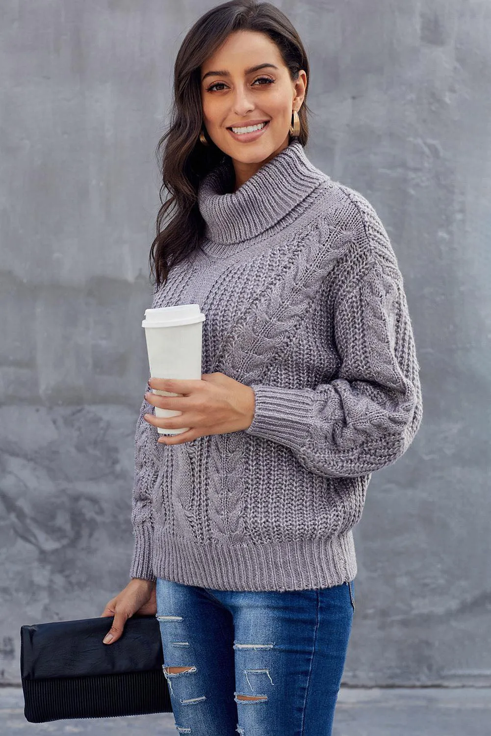 Chunky Turtleneck Sweater