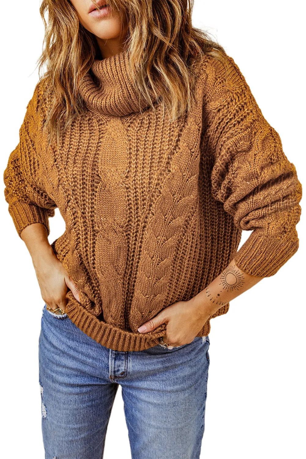 Chunky Turtleneck Sweater