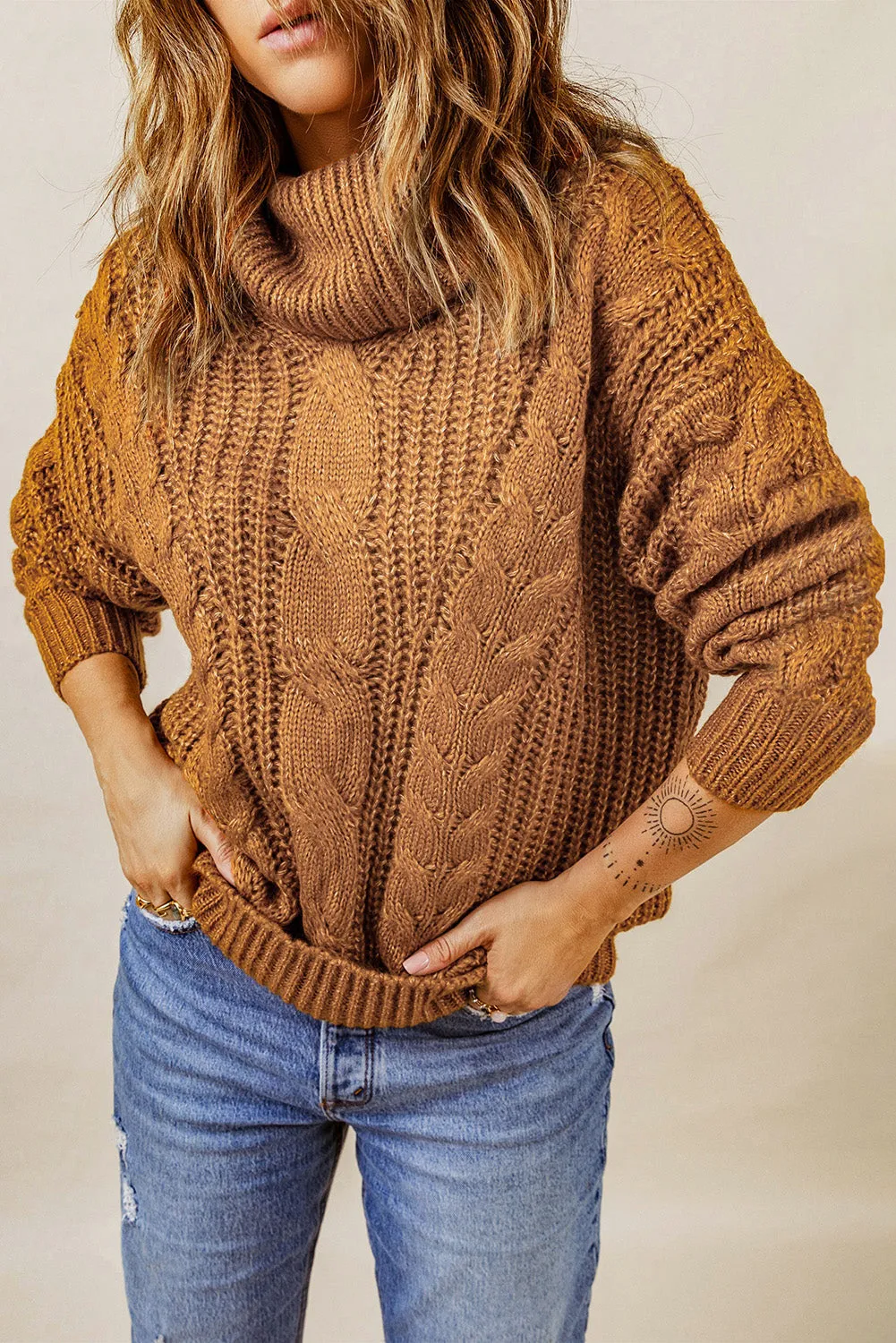 Chunky Turtleneck Sweater