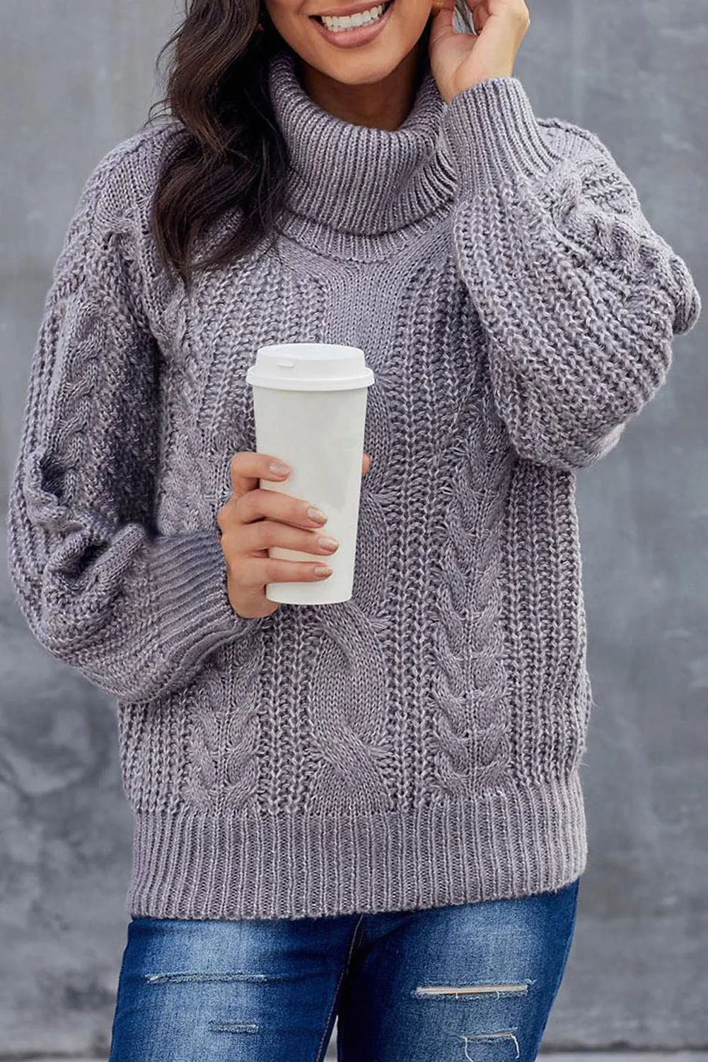 Chunky Turtleneck Sweater