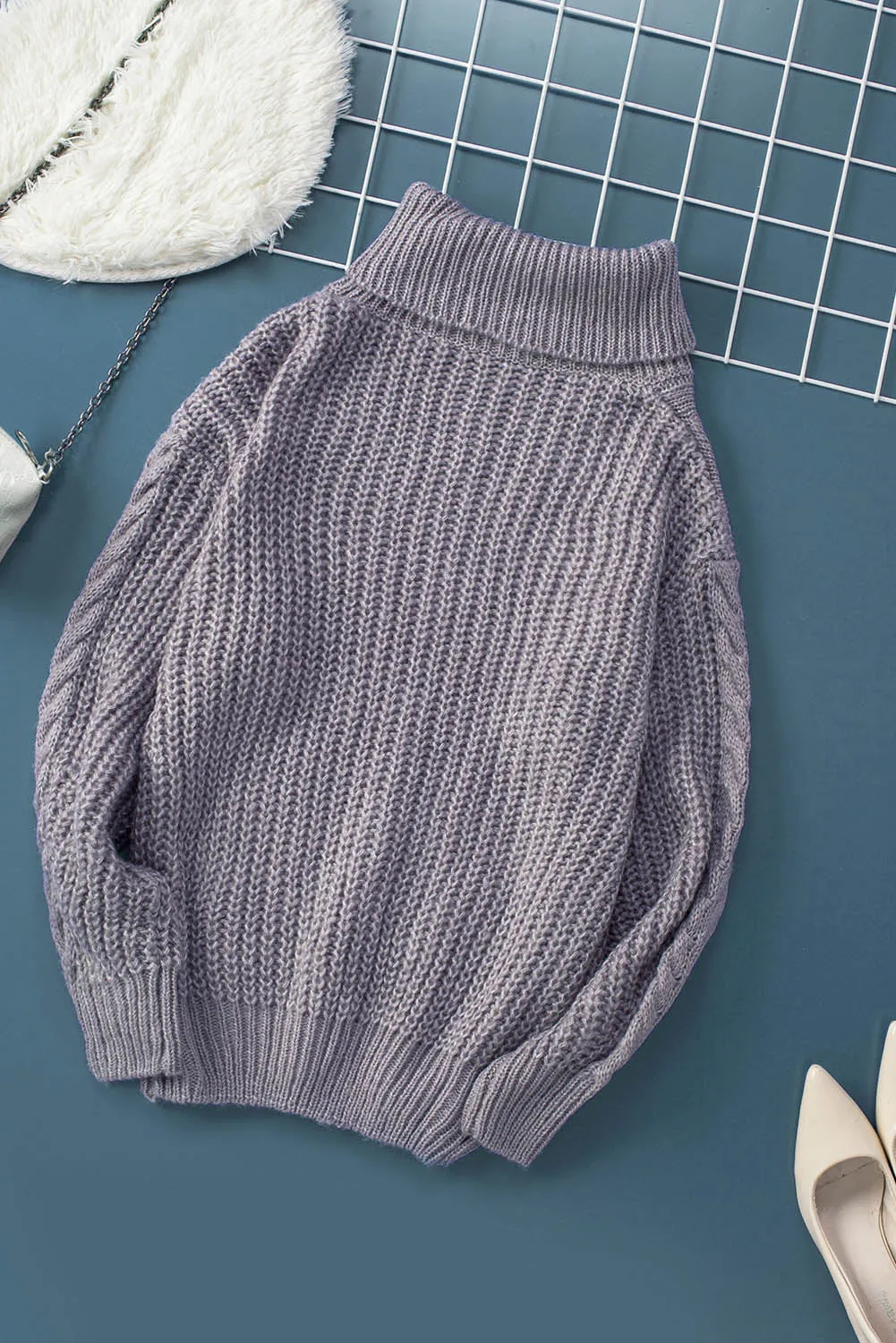 Chunky Turtleneck Sweater