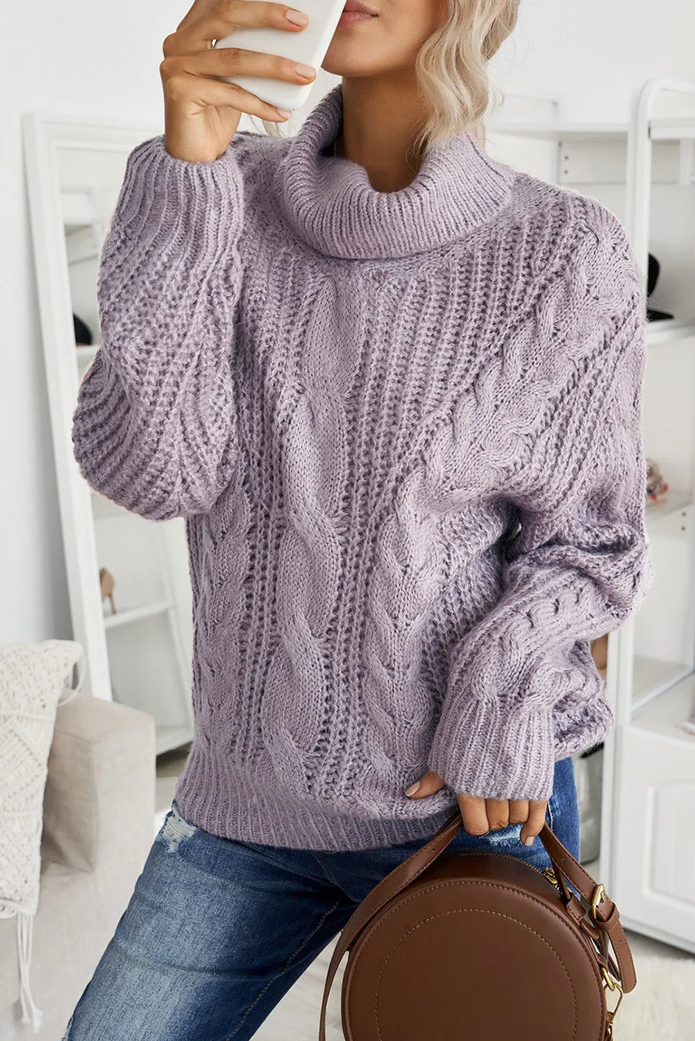 Chunky Turtleneck Sweater