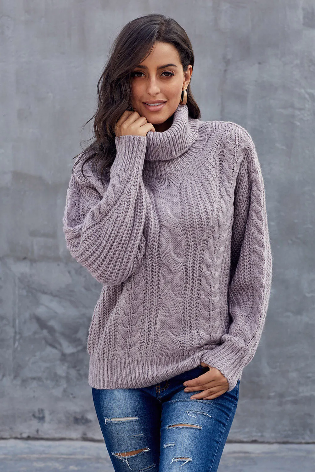 Chunky Turtleneck Sweater