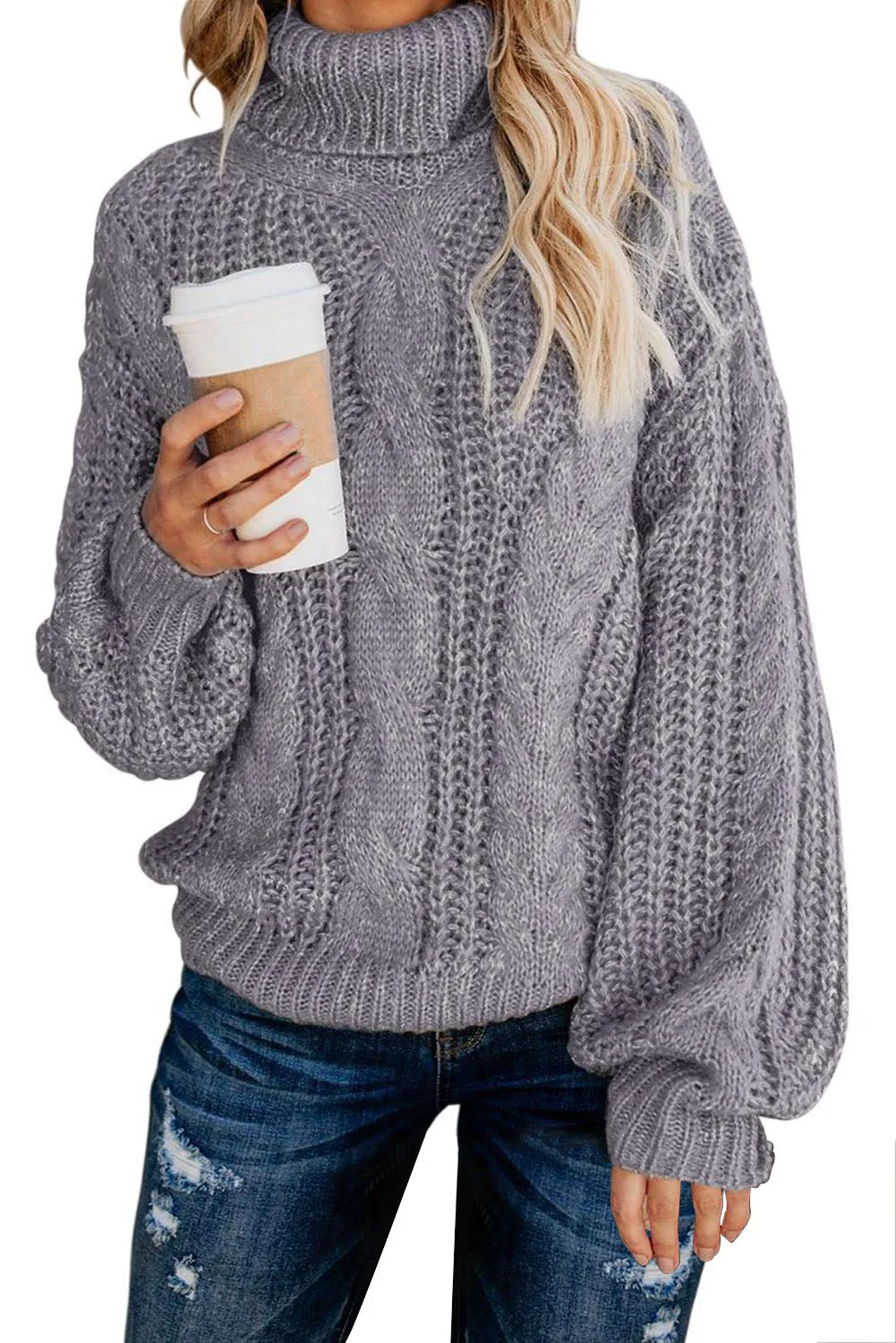 Chunky Turtleneck Sweater