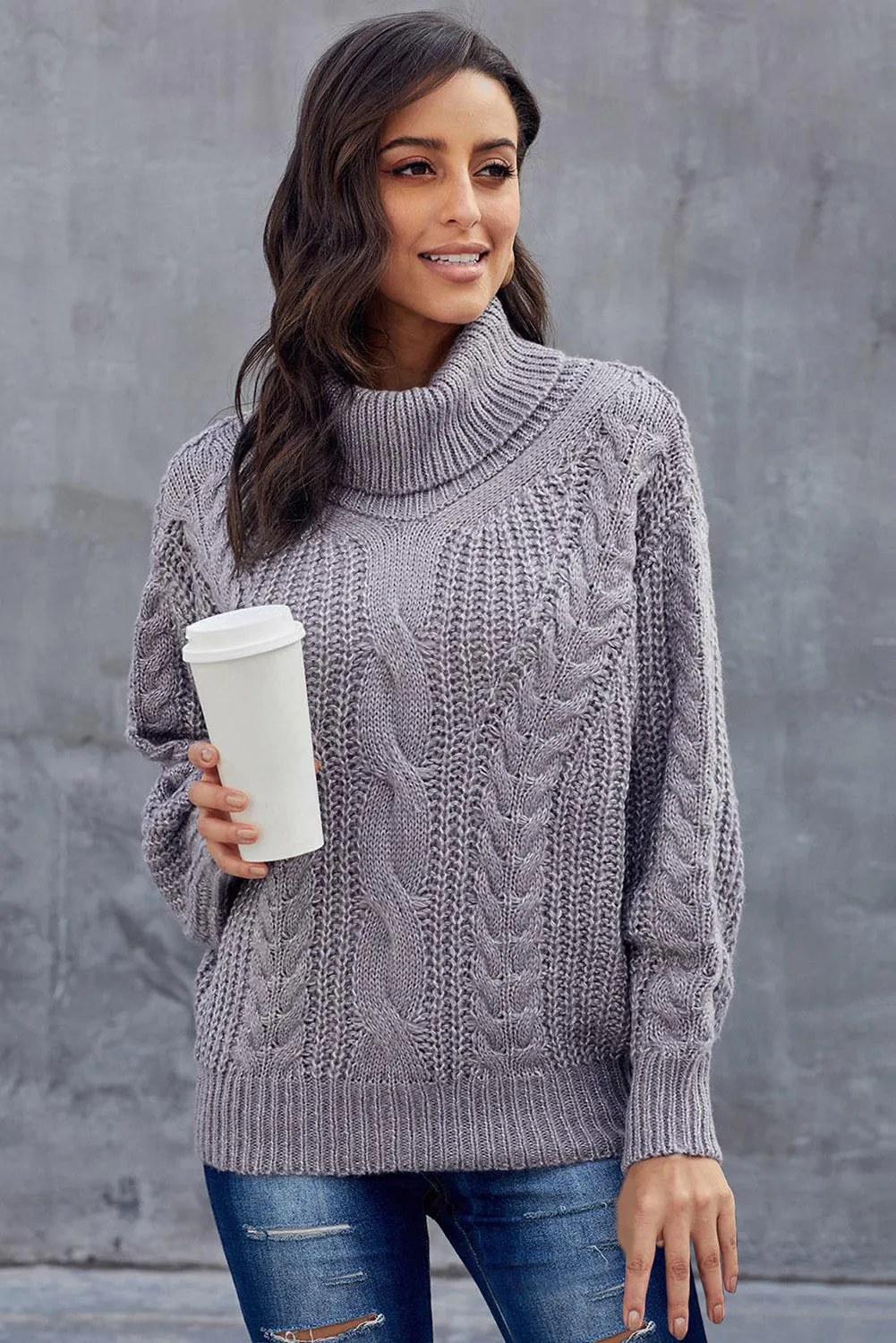 Chunky Turtleneck Sweater