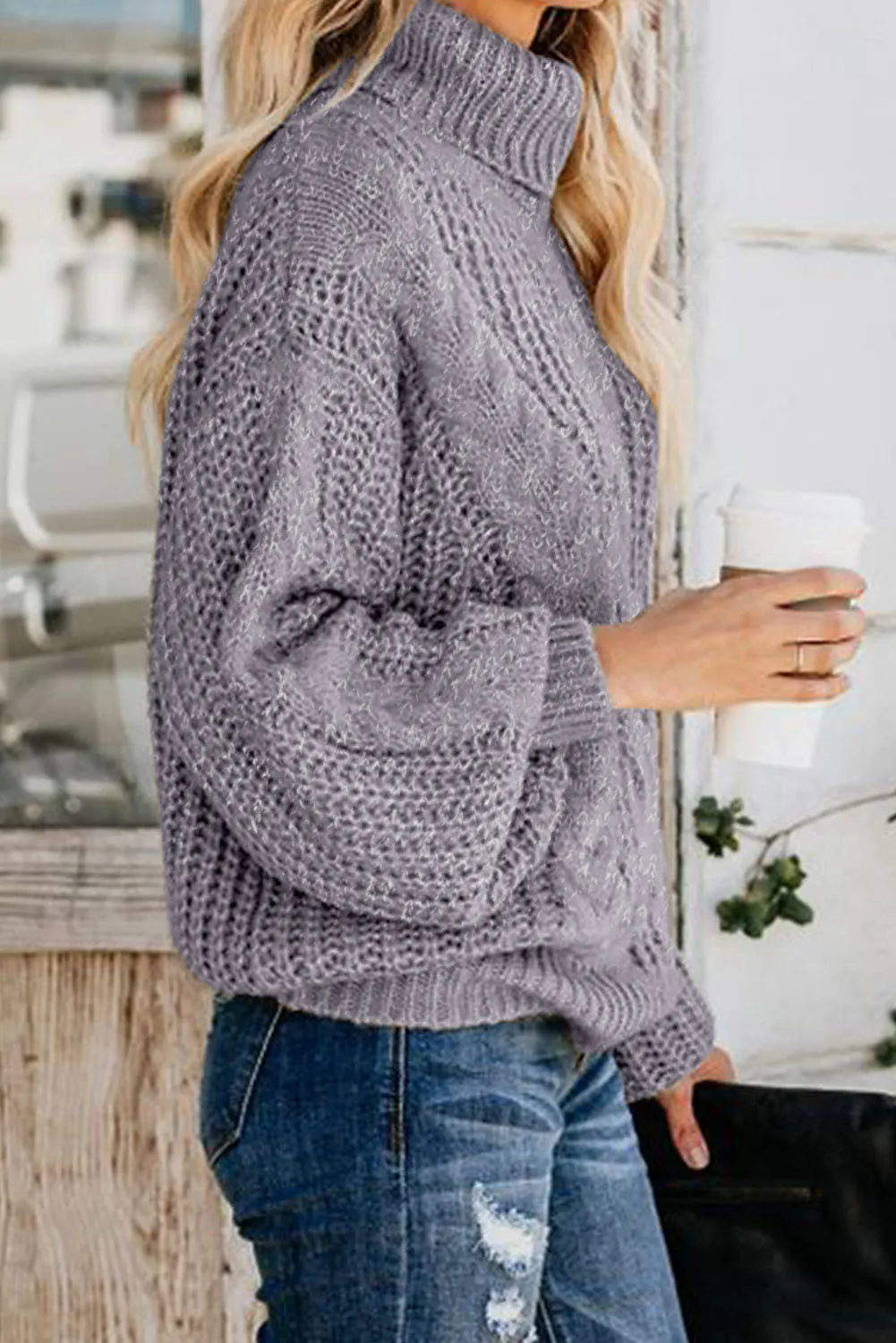 Chunky Turtleneck Sweater