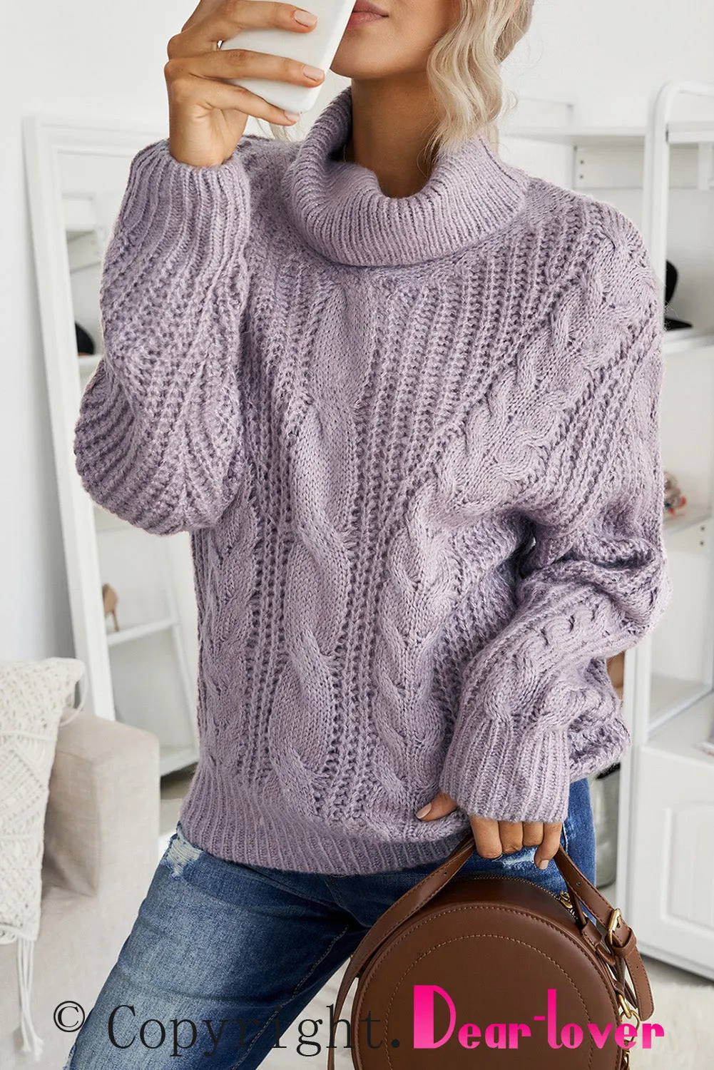 Chunky Turtleneck Sweater