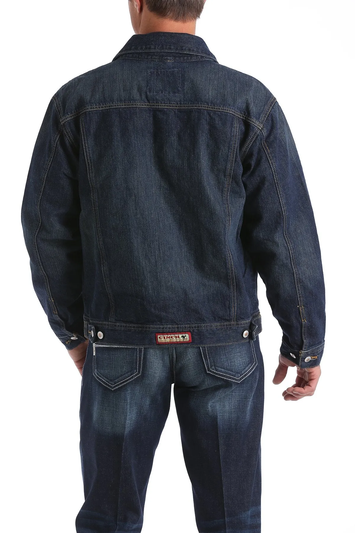 CINCH DARK STONEWASH DENIM JACKET STYLE MWJ1122014