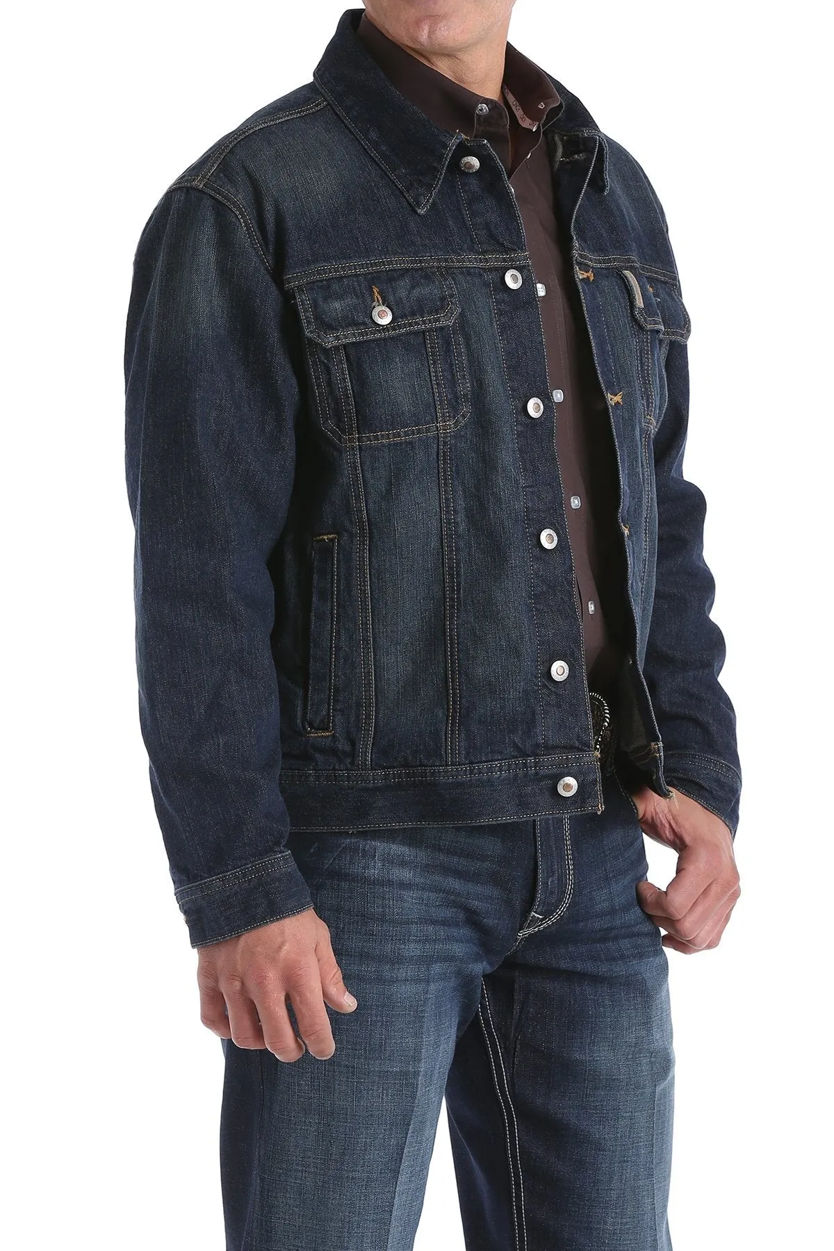 CINCH DARK STONEWASH DENIM JACKET STYLE MWJ1122014