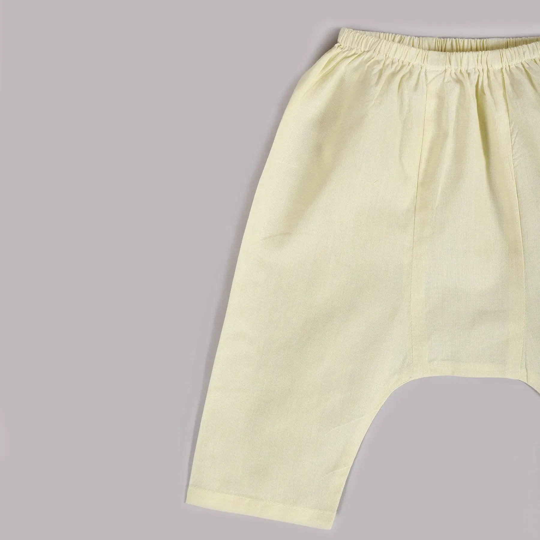 Cream Cotton Berry Pants (3-24 Months)