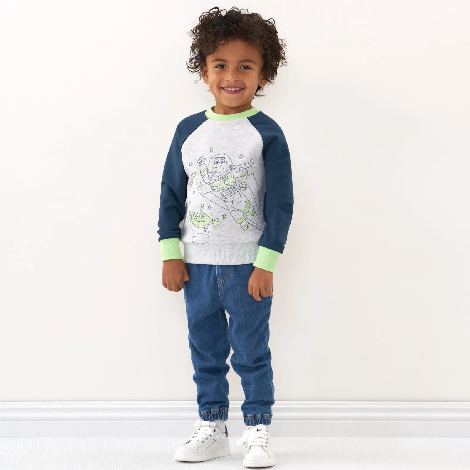 Disney Pixar Buzz Lightyear Crewneck Sweatshirt