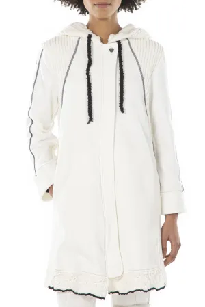 Elisa Cavaletti - Hooded Embroidered Jacket