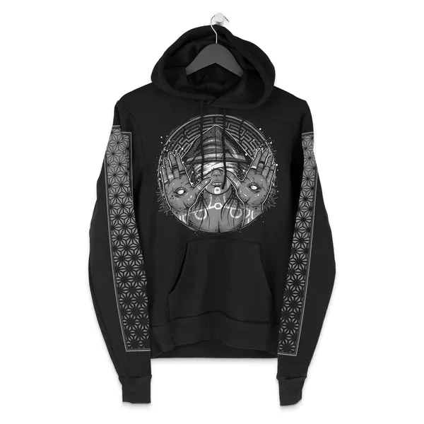 First Earth - Seer Pullover Hoodie - Black/Silver