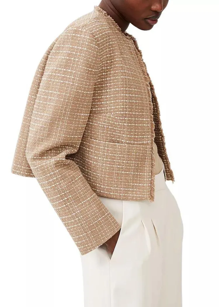 French Connection Effie Boucle Collarless Blazer ***FINAL SALE***