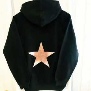 Girls Super Star Personalised Hoodie In Range of Colours