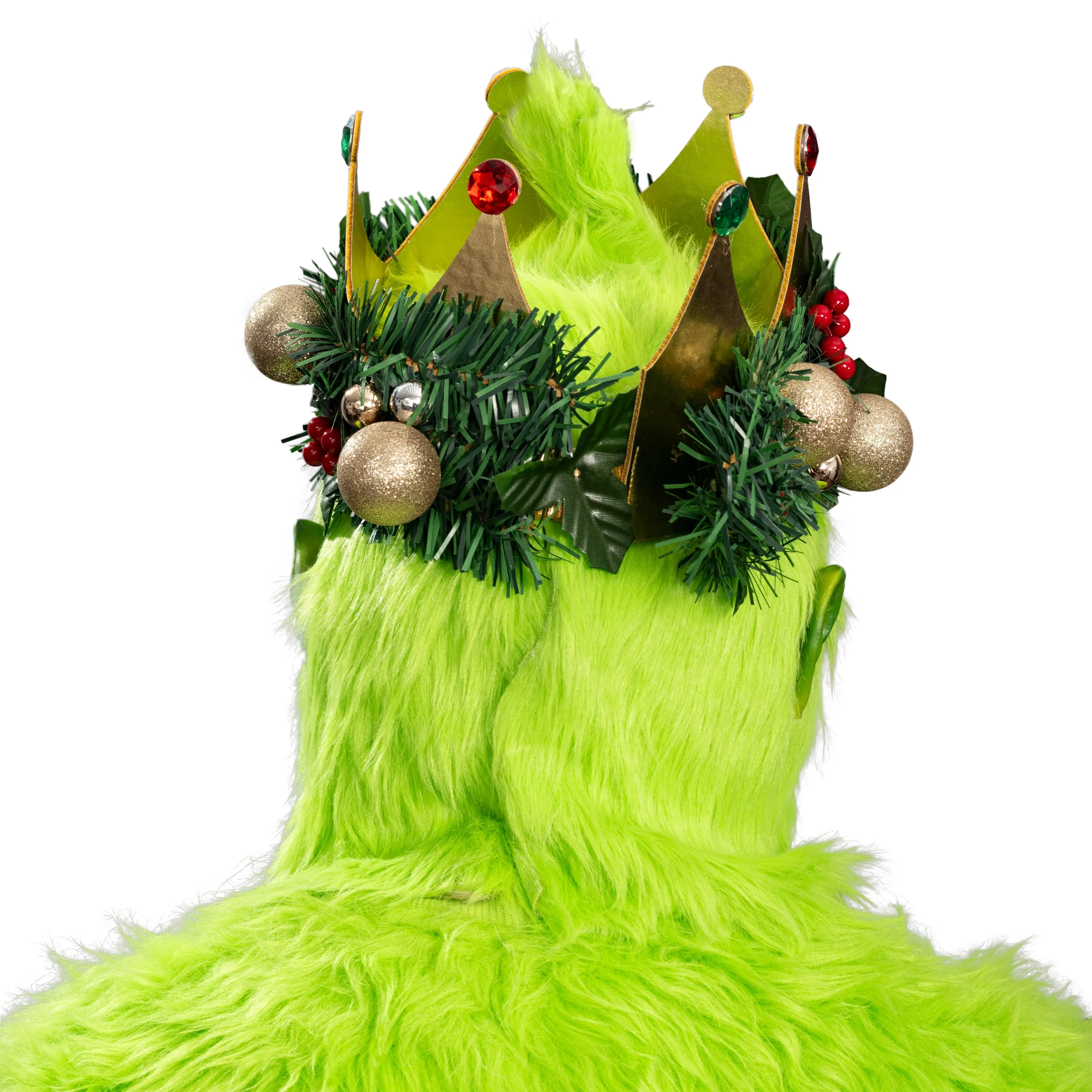 Green Monster Christmas Crown