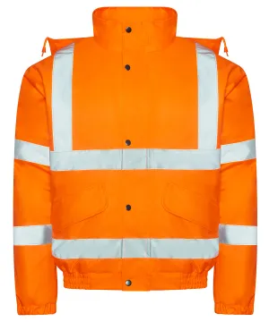 High visibility bomber jacket | HV Orange