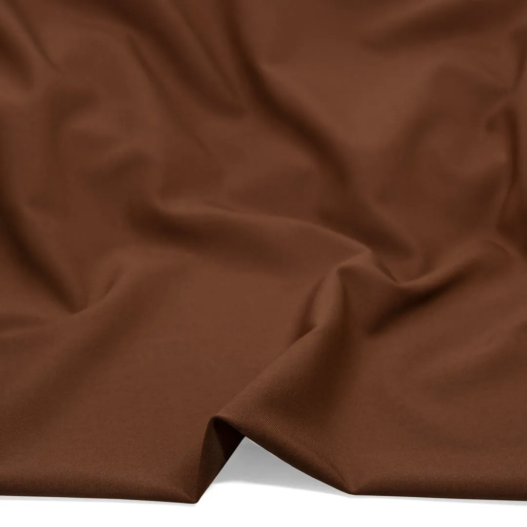 Highrise Poly Viscose Twill Suiting - Baked Clay