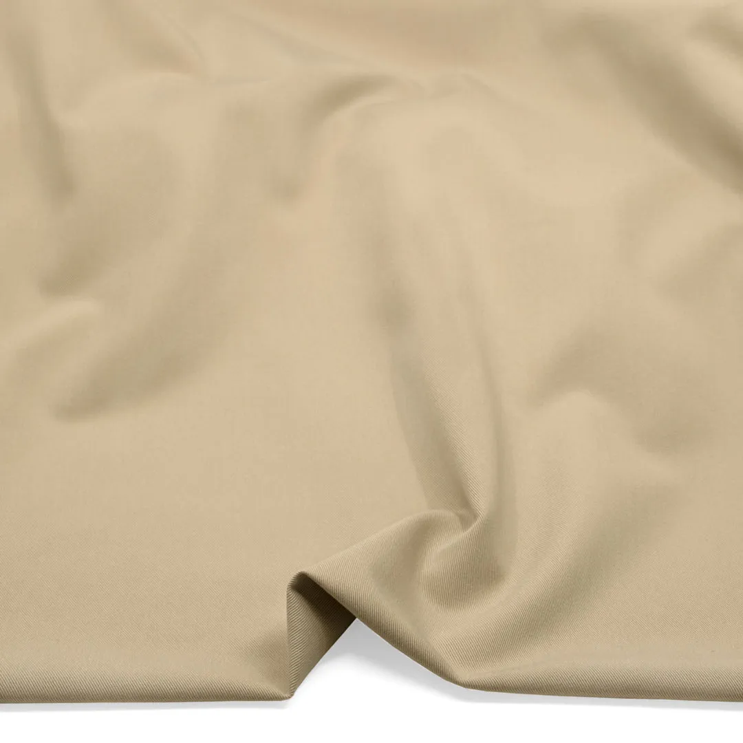 Highrise Poly Viscose Twill Suiting - Salt