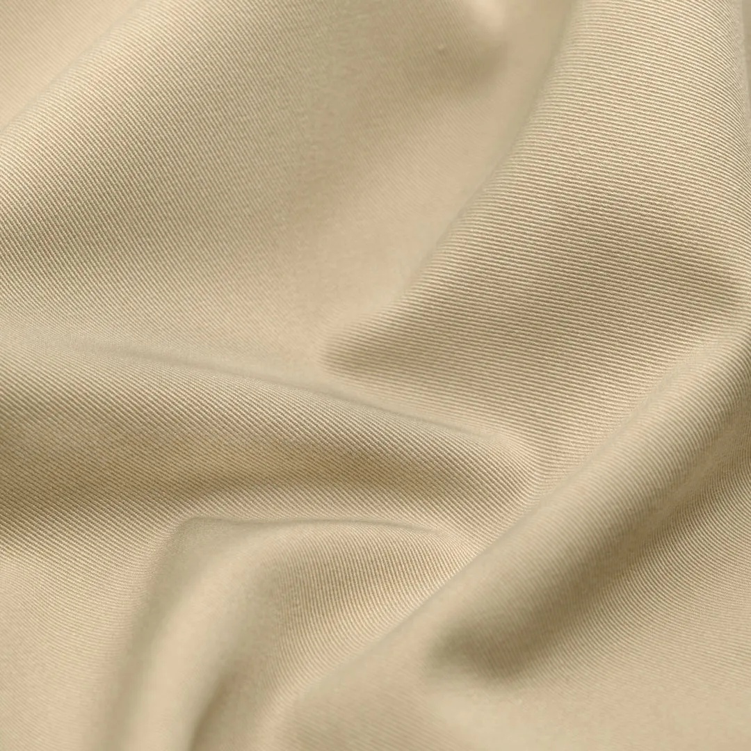 Highrise Poly Viscose Twill Suiting - Salt