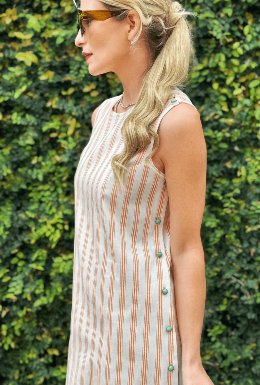 Jackie Dress - L'Orange Stripe