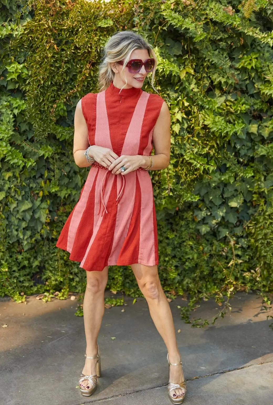 Jester Dress MINI - Rouge