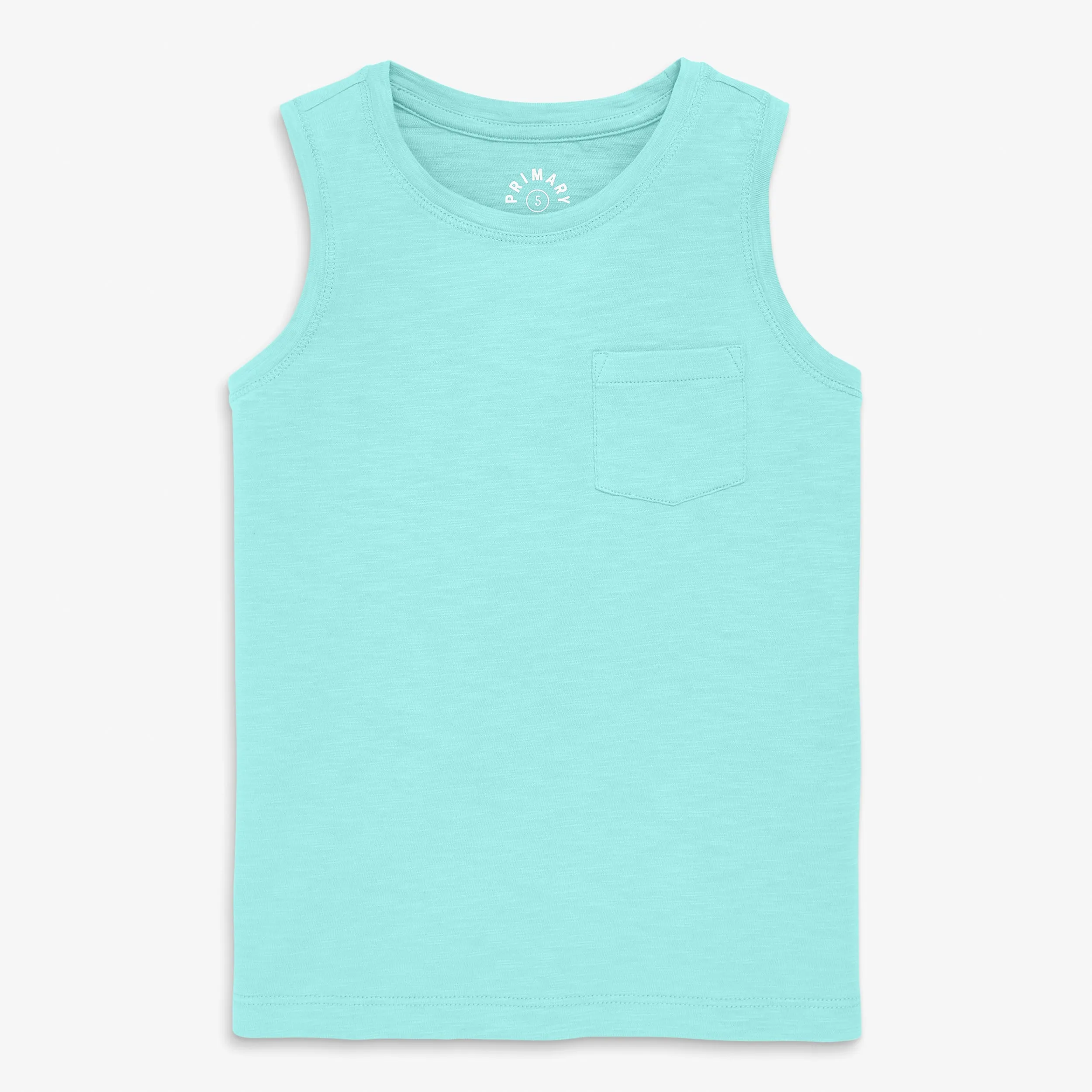 Kids pocket tank in seasonal colors