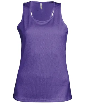 Ladies sports vest | Purple