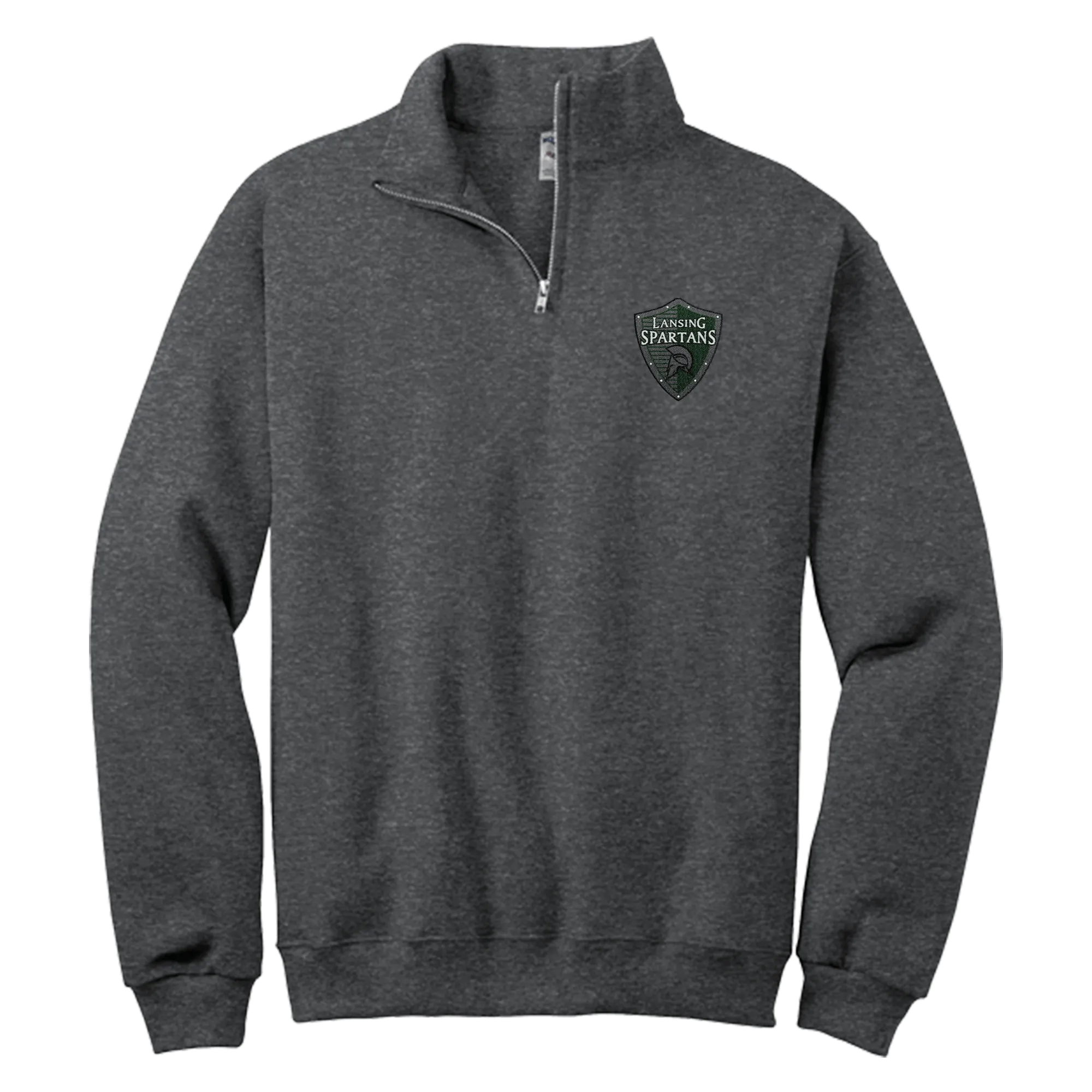 Lansing Spartans NuBlend 1/4-Zip Cadet Collar Sweatshirt