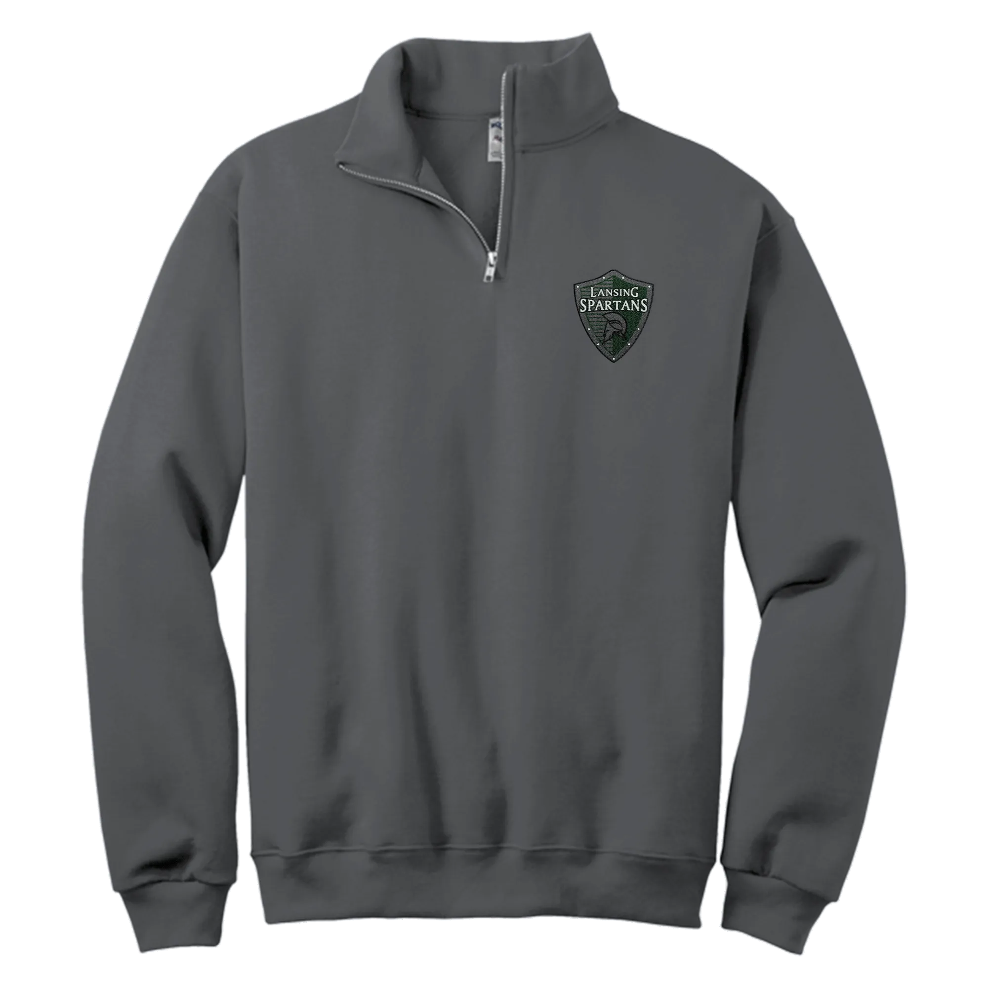 Lansing Spartans NuBlend 1/4-Zip Cadet Collar Sweatshirt