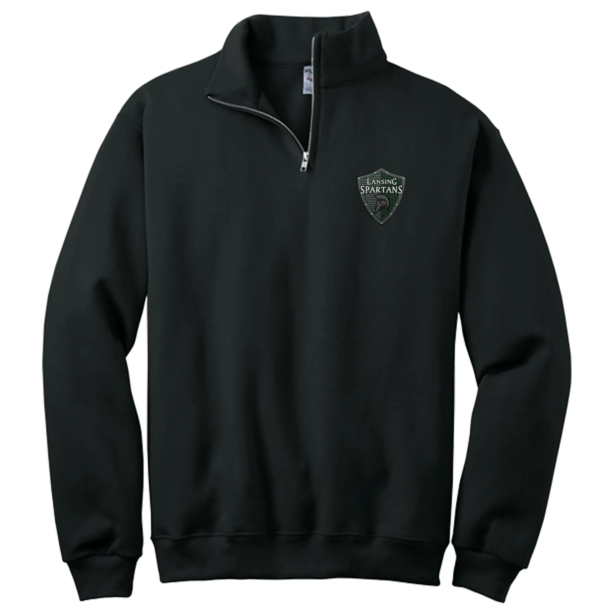 Lansing Spartans NuBlend 1/4-Zip Cadet Collar Sweatshirt