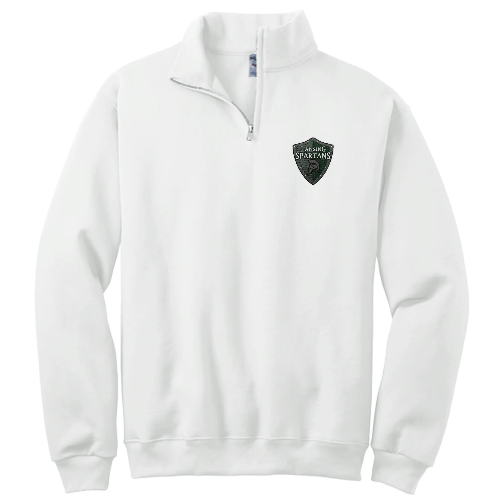 Lansing Spartans NuBlend 1/4-Zip Cadet Collar Sweatshirt