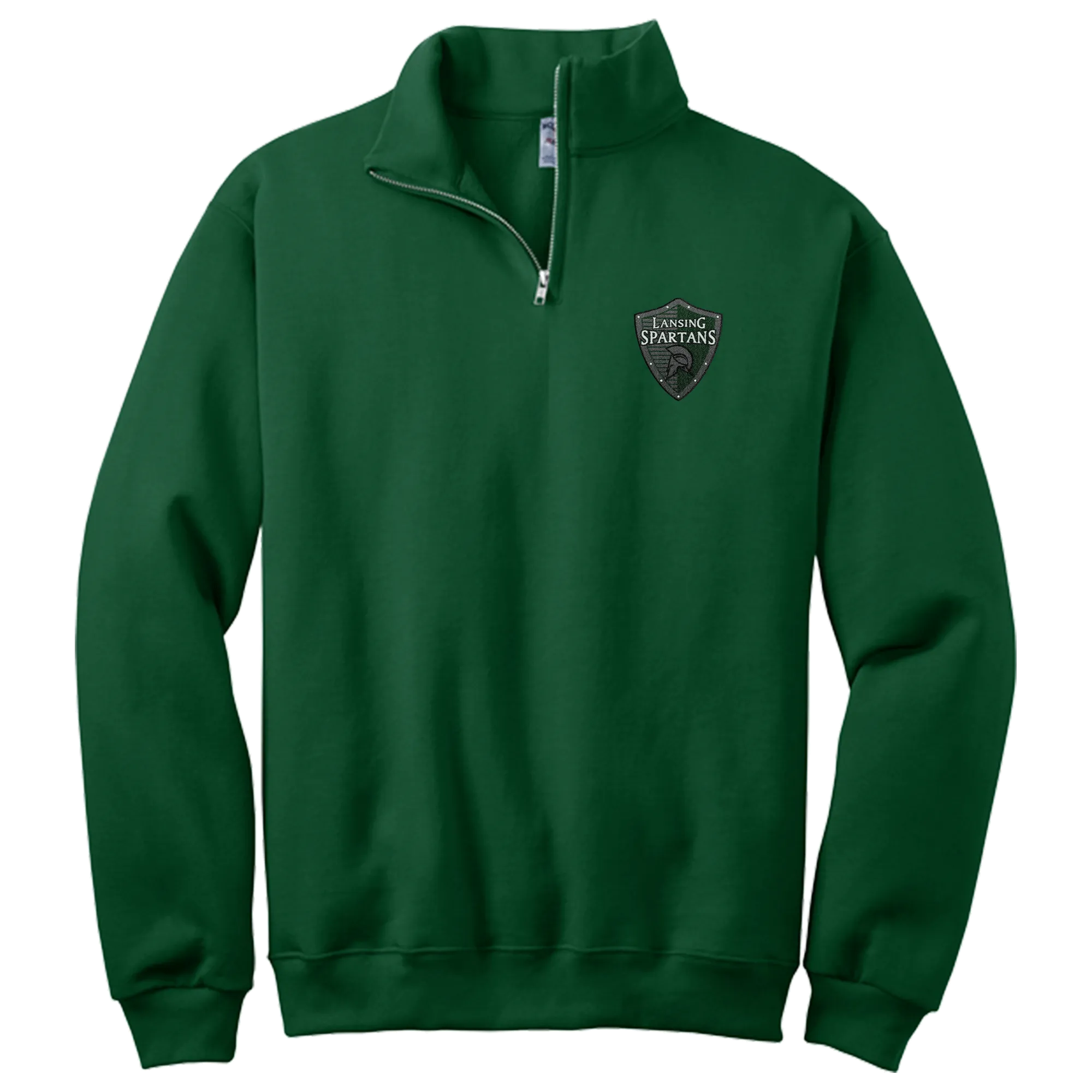 Lansing Spartans NuBlend 1/4-Zip Cadet Collar Sweatshirt