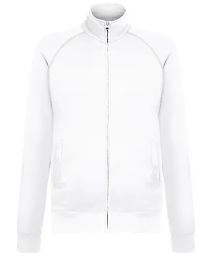 Lightweight sweatshirt jacket | White