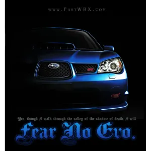 Mach V Fear No Evo Subaru WRX STI T-Shirt