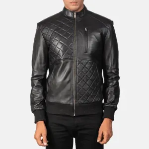 Mens Black Leather Jacket