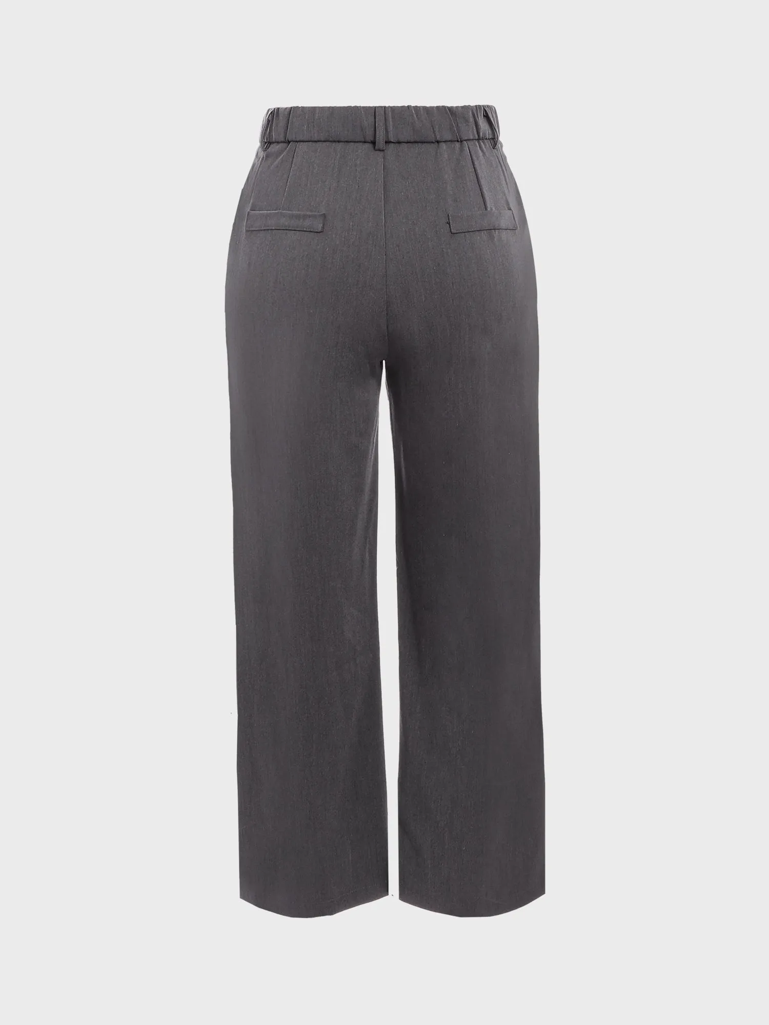 Midsize Classic Cut Drape Suit Pants