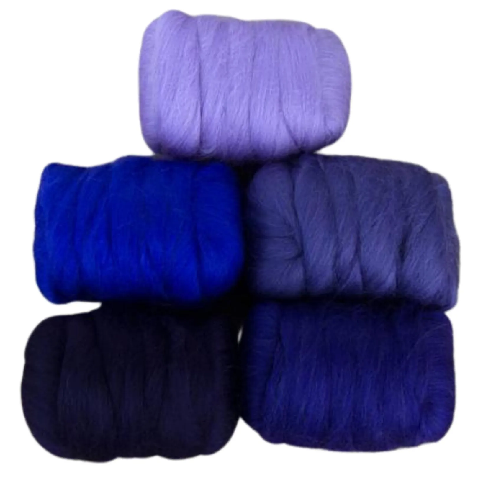 Mixed Merino Wool Variety Pack | Purple Disco (Purples) 250 Grams, 23 Micron