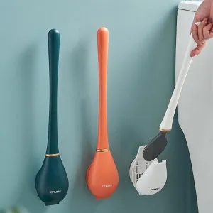 Modern Home Brosse de toilette en silicone flexible