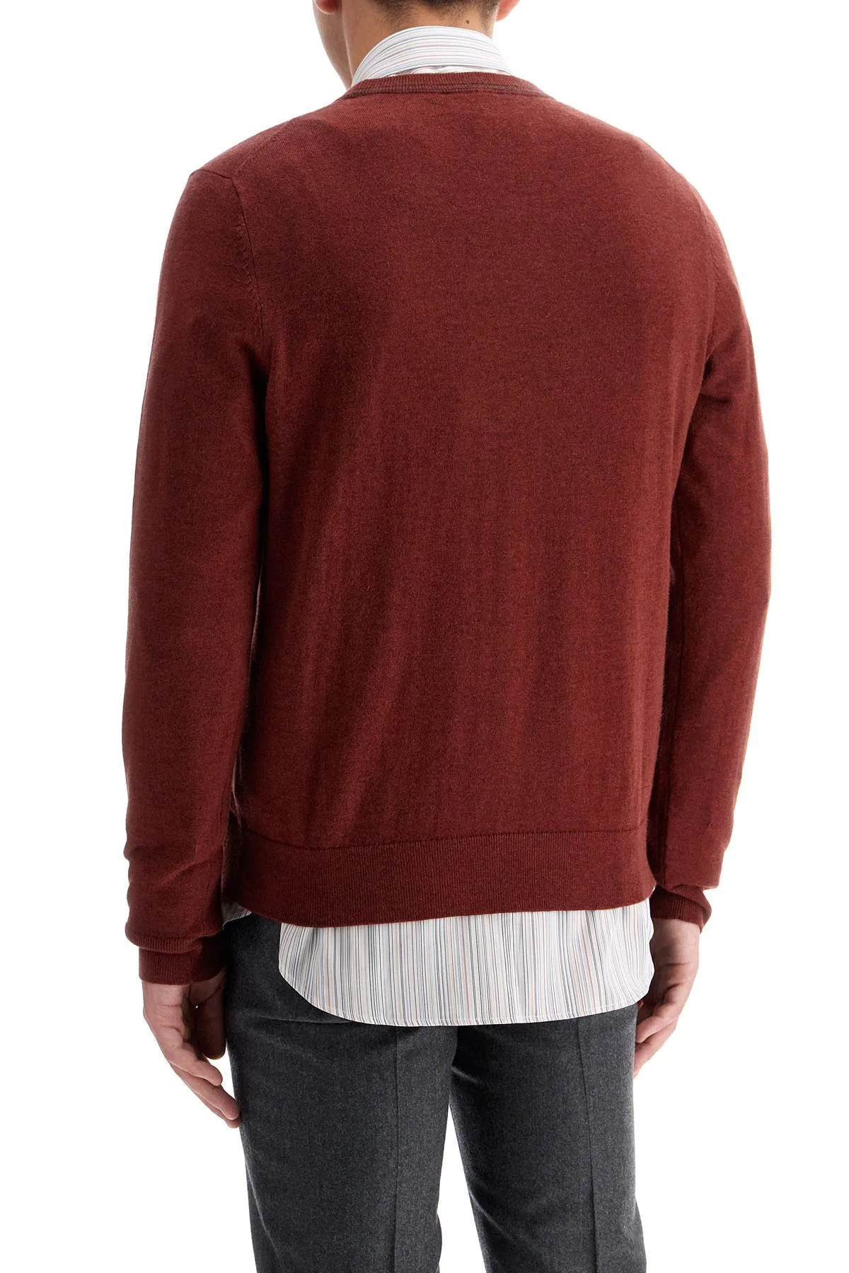 Ps Paul Smith Cotton And Wool Blend Pullover Sweater